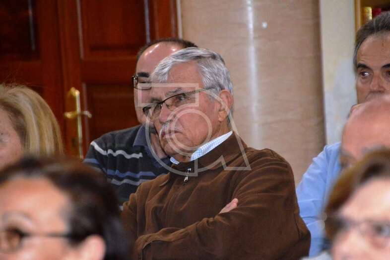 Pelayo Suárez, días atrás en la presentación de un libro en Telde (Foto TA)